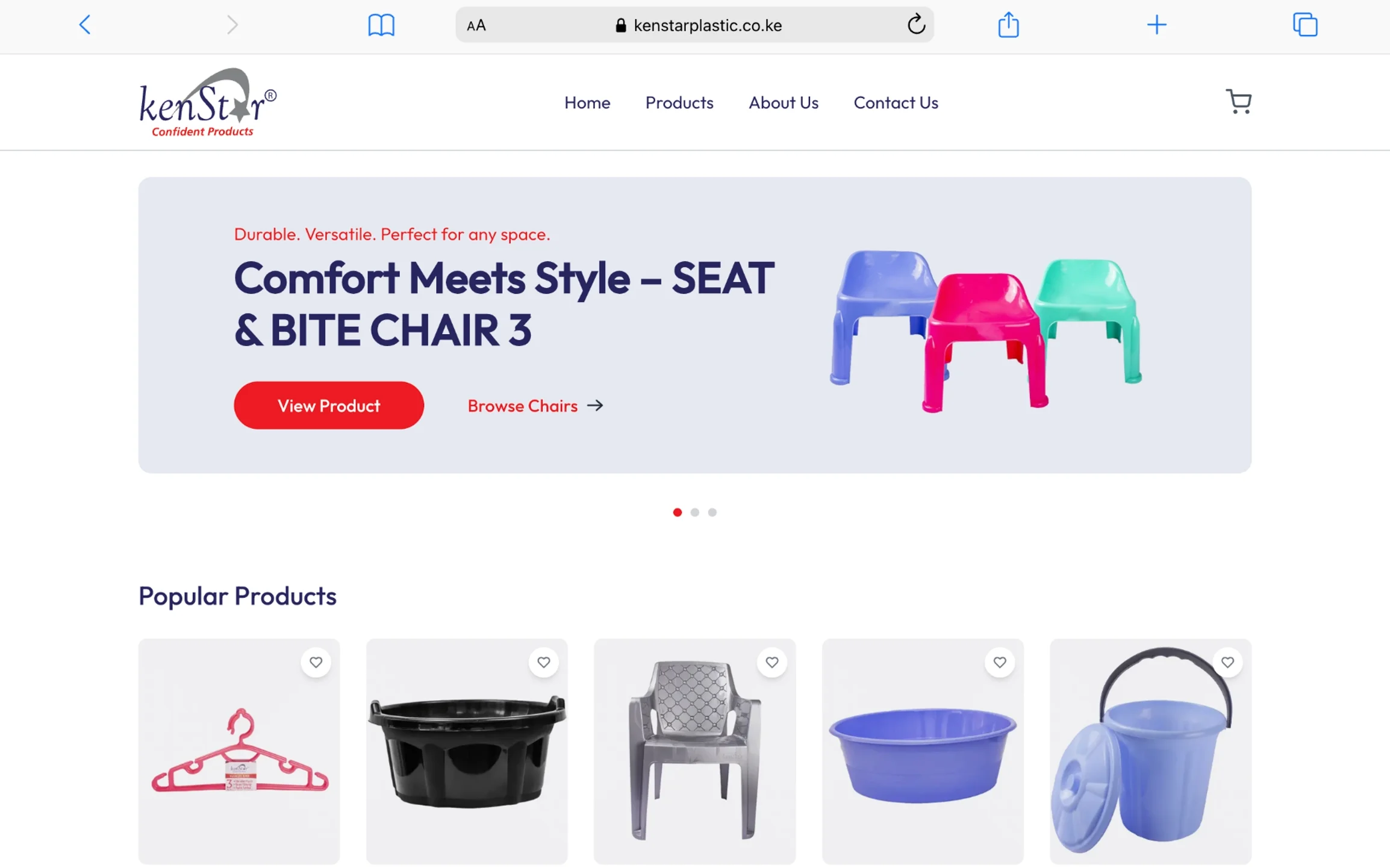 Kenstar Plastics Web app