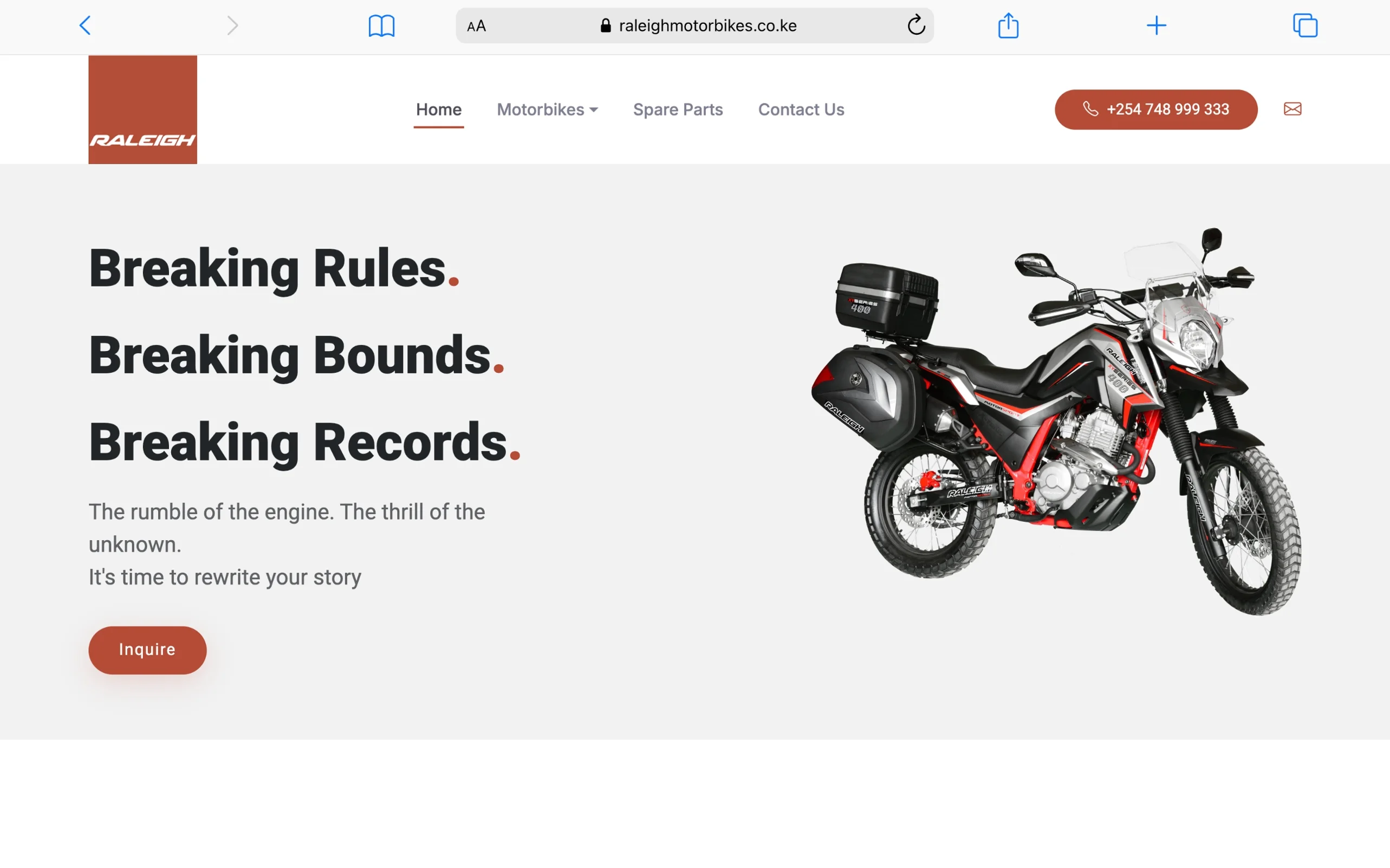 Raleigh Motorbikes